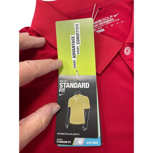 Nike Golf Tour 2014 ALl Stars Embroided Patch Mens Red Polo Shirt Sz XXL SKU 953 - Picture 7 of 12